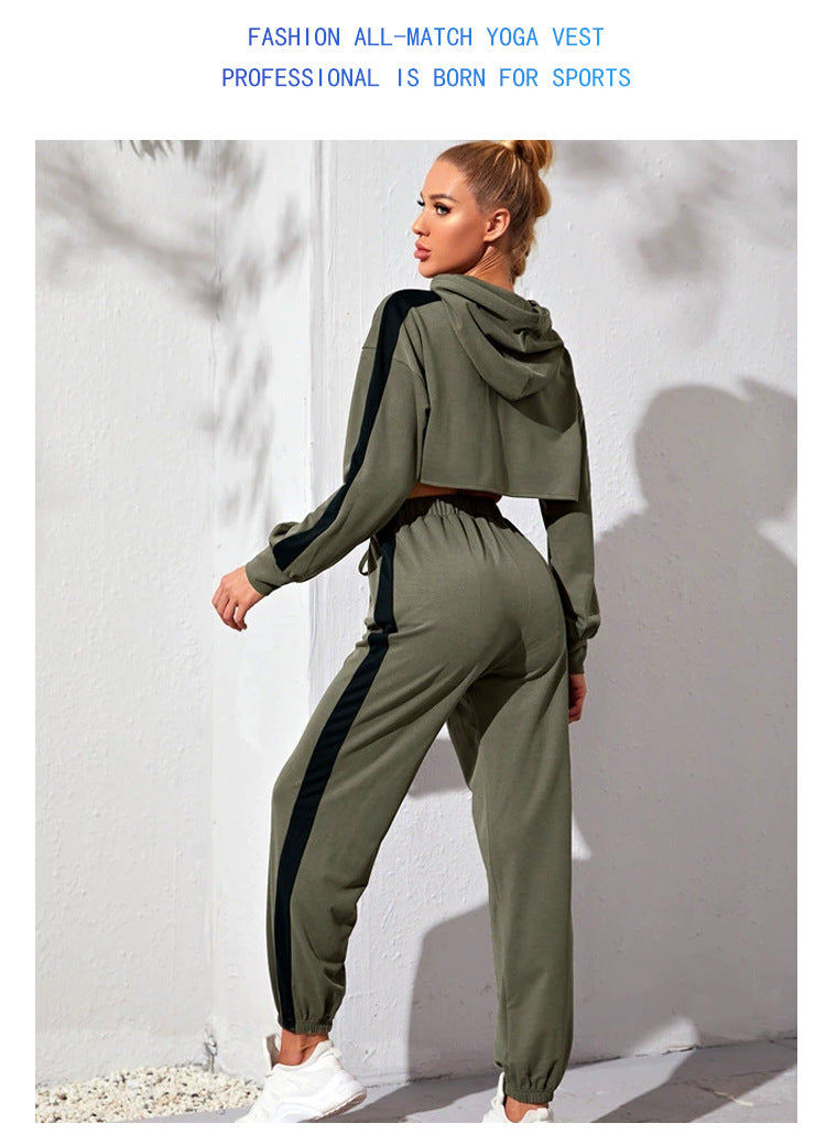 Fashion Loose Casual Sports Fitness Yoga Wear Suit