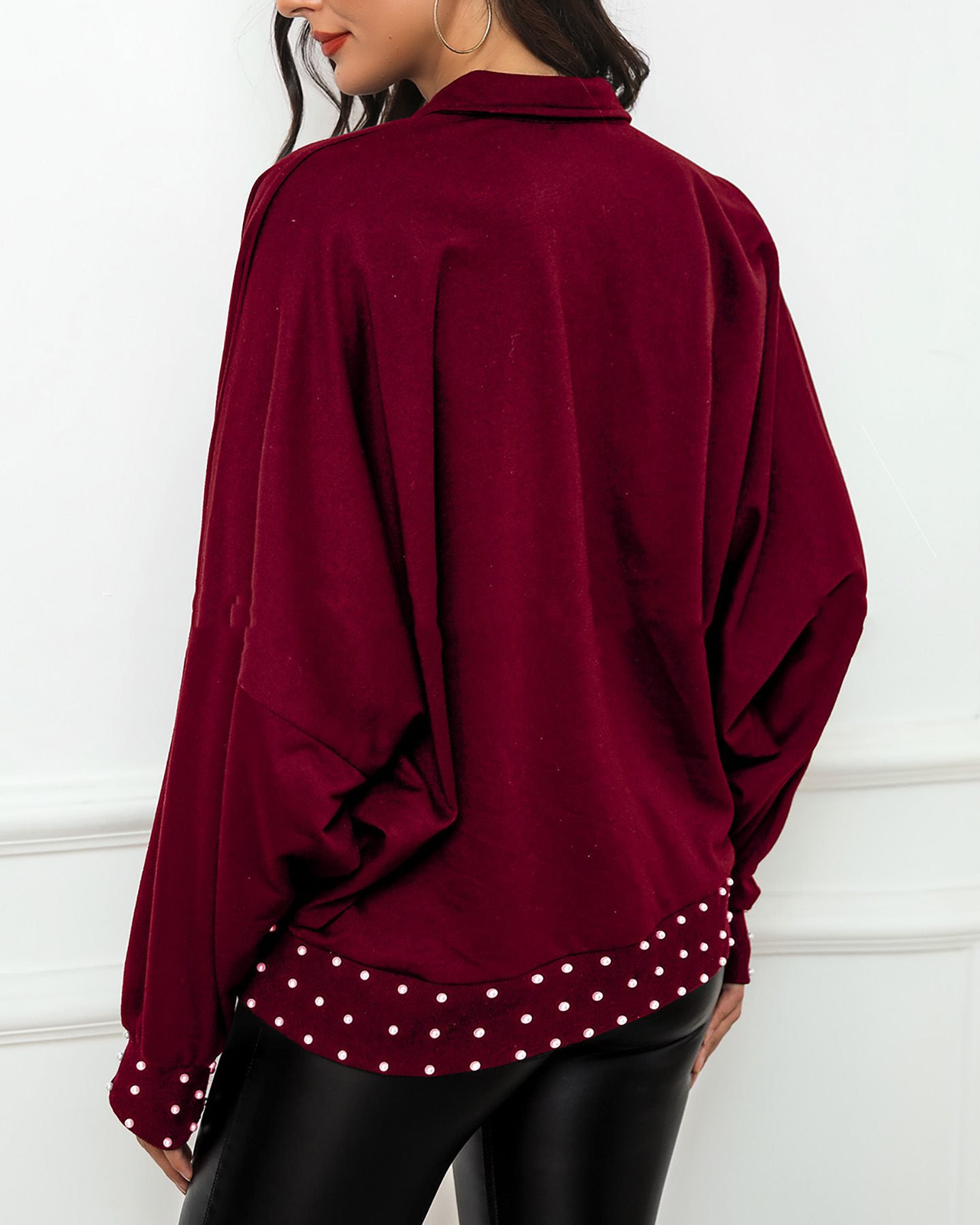 Fashion Casual Hedging Jacket Casual Bubble Bead