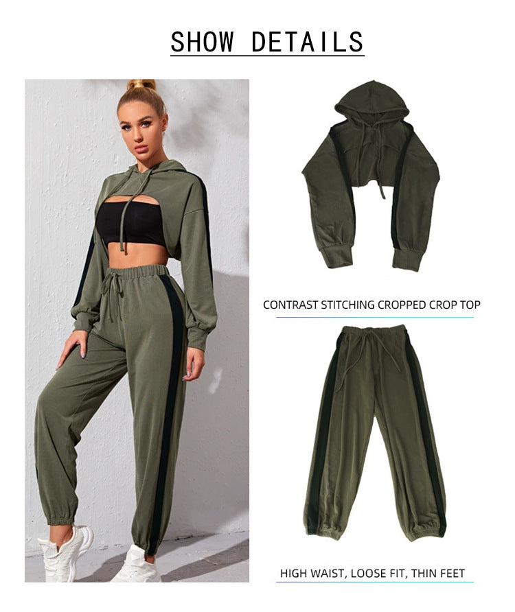 Fashion Loose Casual Sports Fitness Yoga Wear Suit