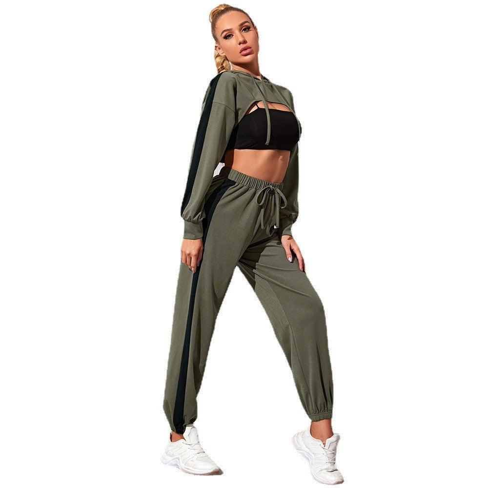 Fashion Loose Casual Sports Fitness Yoga Wear Suit