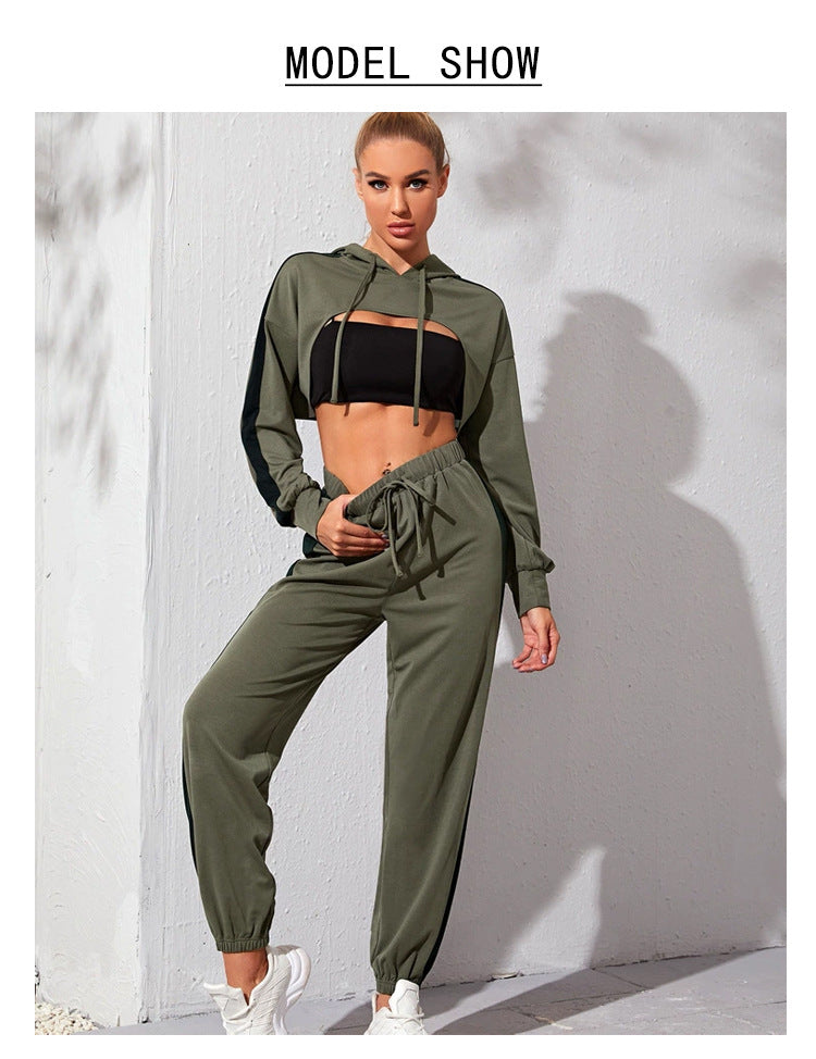 Fashion Loose Casual Sports Fitness Yoga Wear Suit