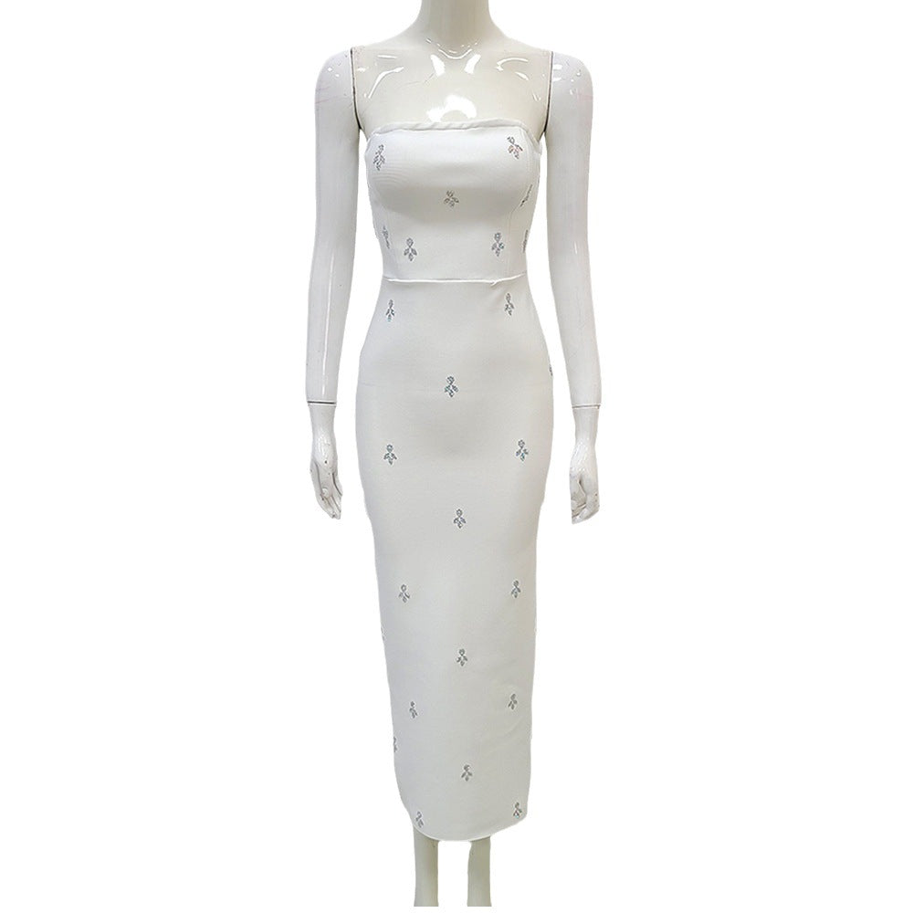 Tube Top Stretch Slim Bandage One-piece Dress